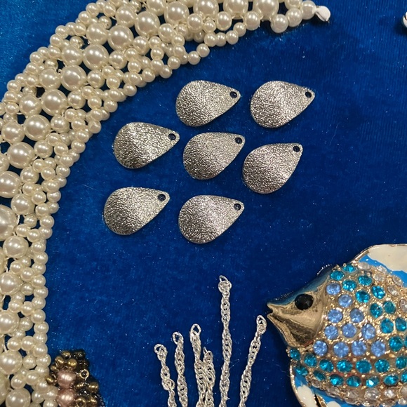 FRAMED JEWELRY ART COLLAGE. OOAK UNIQUE HANDMADE. GREAT GIFT IDEA 💝 - Picture 6 of 13